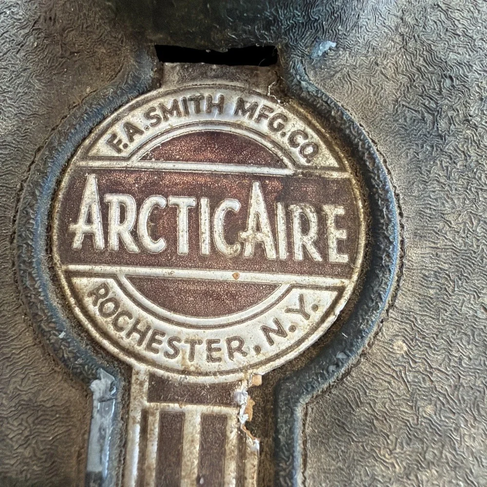 1930s 40s E.A. Smith Arctic Aire Fan Art Deco Green For Parts Read Description
